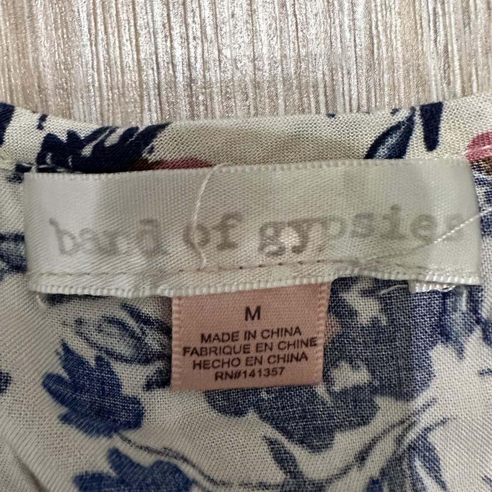 🛍️ Band of Gypsies floral maxi dress Size Medium - Picture 9 of 9